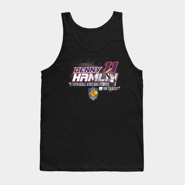 Denny Hamlin Night Race Tank Top by art.Hamdan